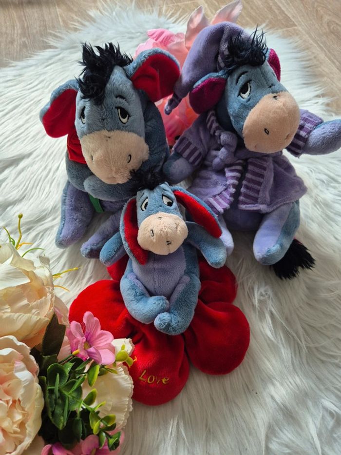 Lots peluches bourriquet