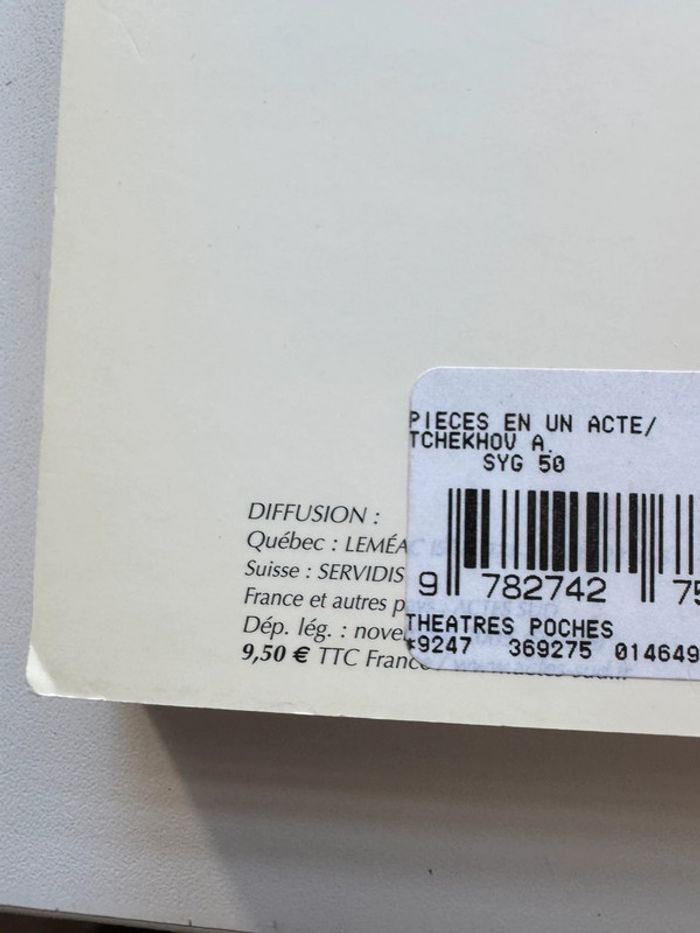 Pièce de théâtre Anton Tchekhov pièces en un acte - photo numéro 5
