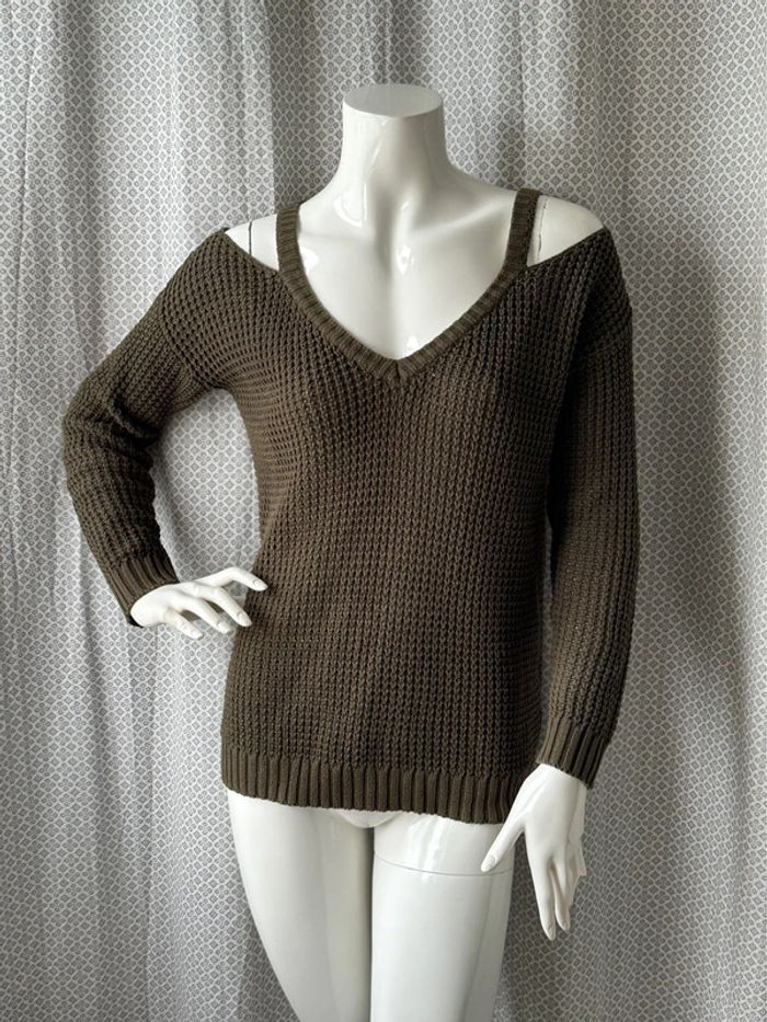 pull kaki ~ jennyfer ~ taille xS