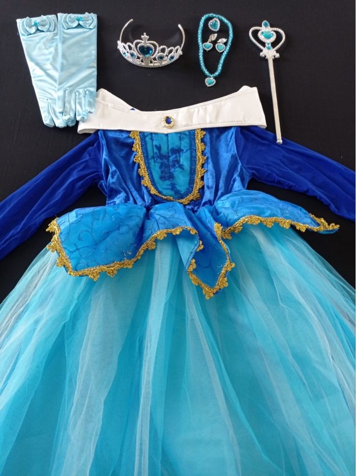 Déguisement robe de princesse et accessoires 6ans - photo numéro 5