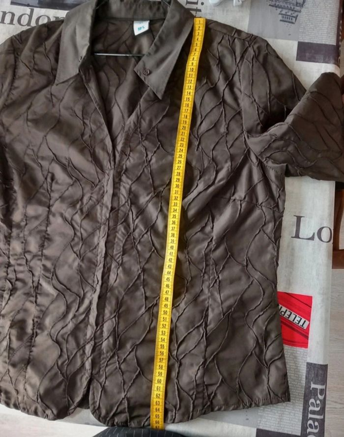 Haut manches longues à motif femme taille 44 - photo numéro 8