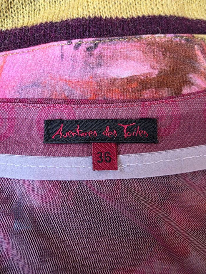 Blouse à manches longues Aventures des Toiles Taille 36 - photo numéro 3