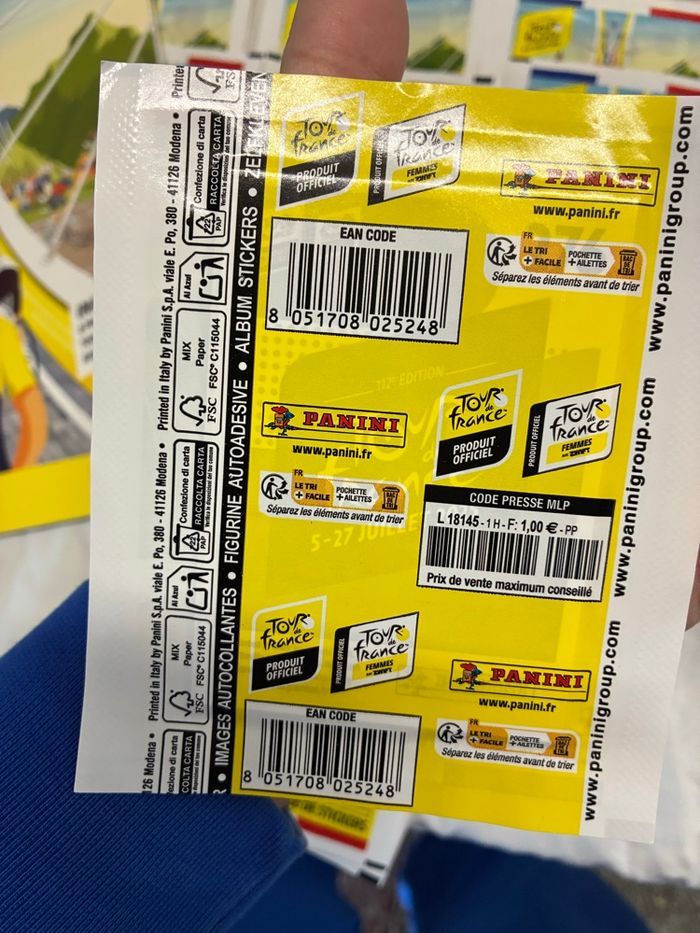 Kit Panini stickers Tour de France 2025 - photo numéro 6