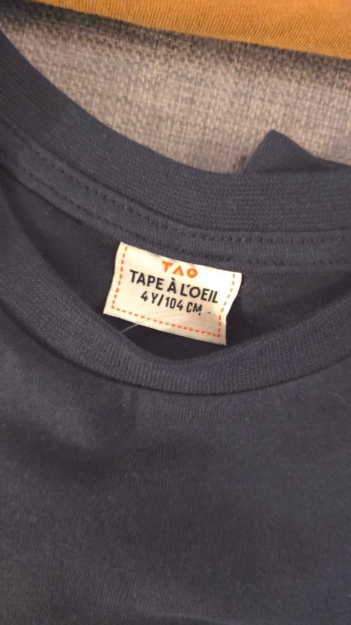 (Neufs non portés)🏷🤩 💙SUPERBE   lot Tee-shirts ml 4ans Garçon 💙😍🤩 - photo numéro 8