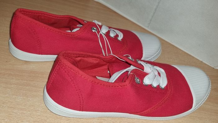 Chaussure à lacets Rouge - photo numéro 2