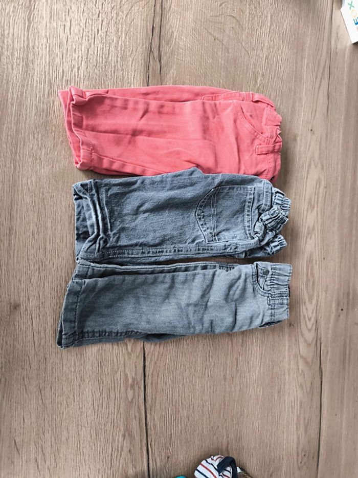 Lot 3 pantalons 6 mois