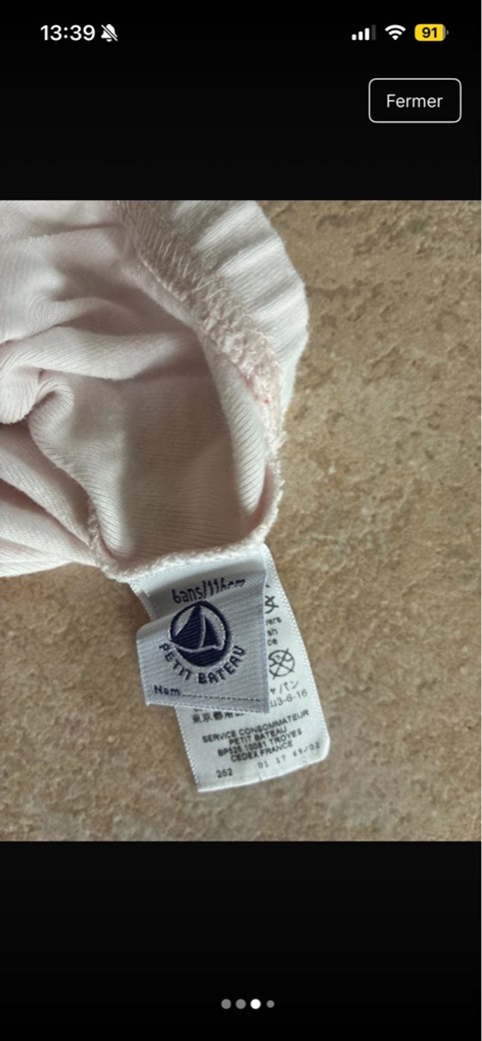 Jupe à volants rosé marque petit bateau taille 6 ans - photo numéro 4