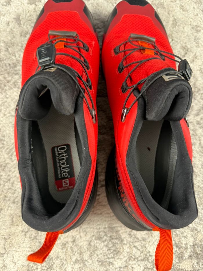 Salomon Cross Hike - Gore-Tex - Black & Red - photo numéro 16