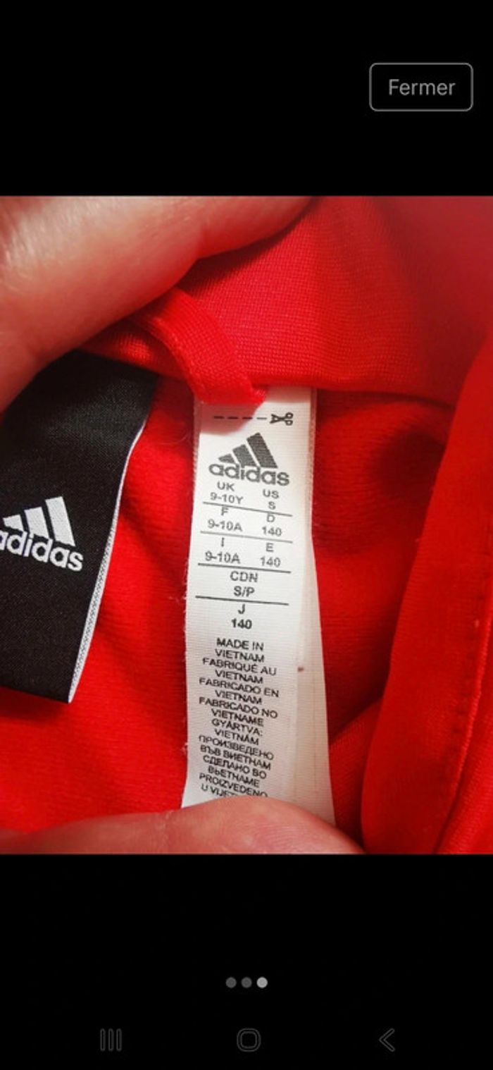 Veste Adidas 9-10 ans - photo numéro 3