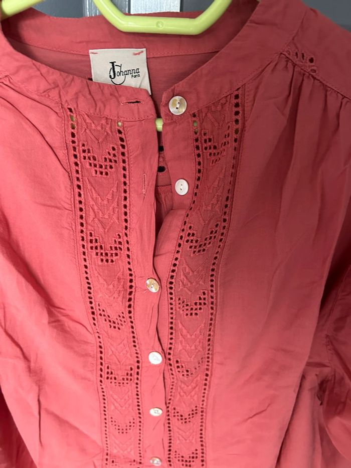 Blouse Johanna Rose brodée T. Unique - photo numéro 4