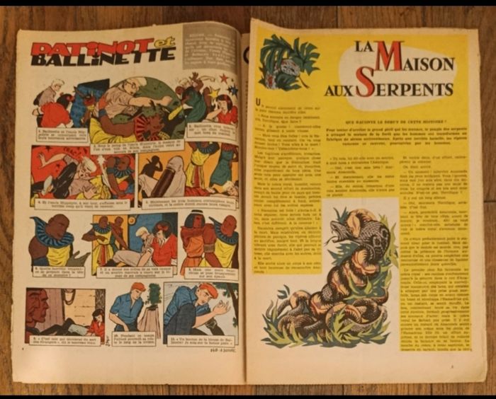 Ancien journal Francs jeux Filles N°202 1954 vintage - photo numéro 3