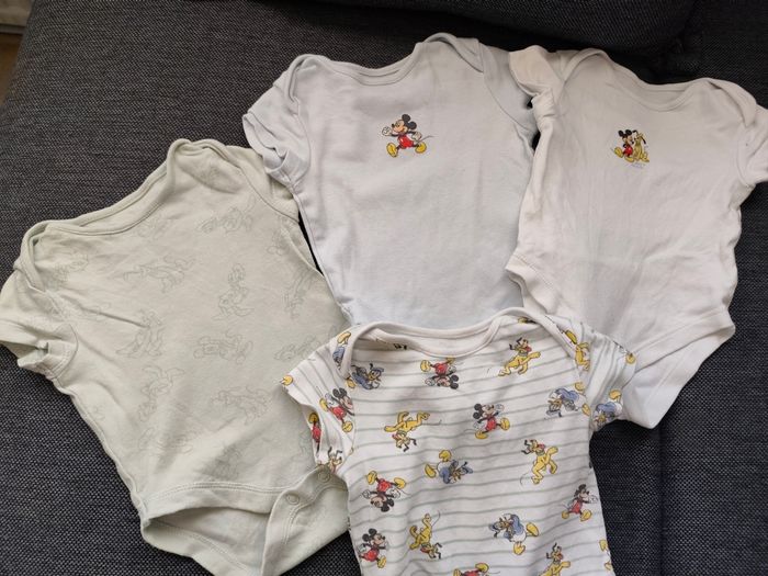 Lots de 4 bodies bébé garçon