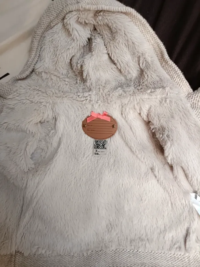 Manteau chaud tape à l'oeil - photo numéro 2
