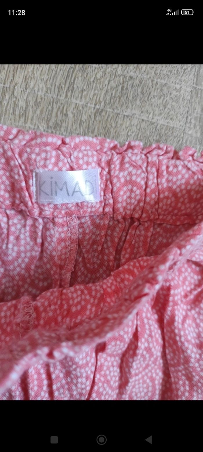 Pantalon neuf imprimé fille 18 mois fluide et fin - photo numéro 2