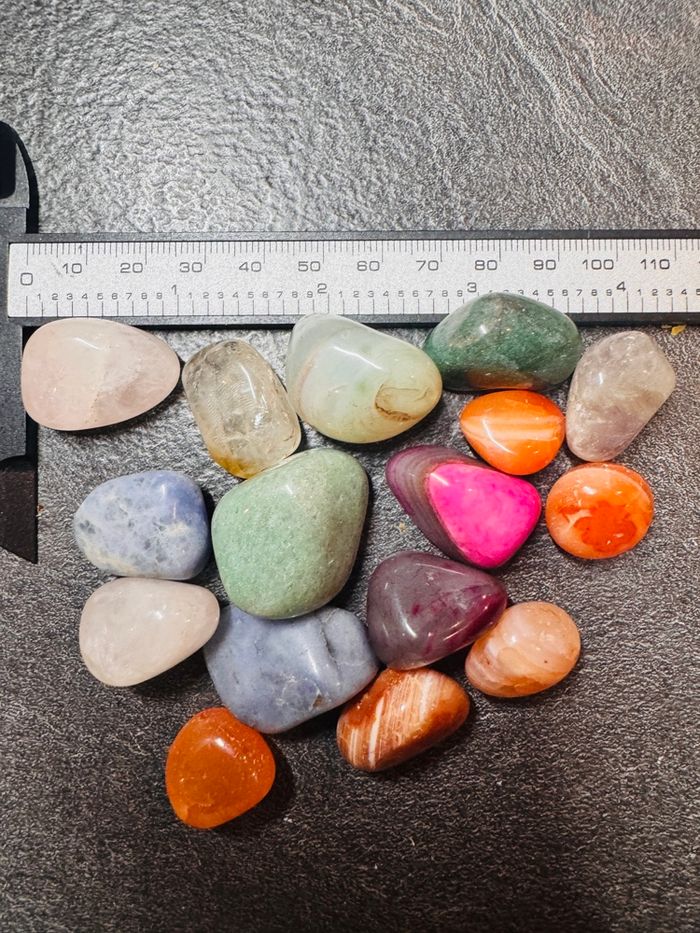 Lot de 120 g de Pierres Naturelles Polies – Variété de pierres semi-précieuses – Idéal pour collection ou création - photo numéro 4