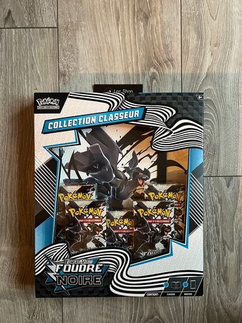 POKÉMON - COFFRET COLLECTION CLASSEUR - EV 10.5 FOUDRE NOIR - FR - NEUF & SCÉLLÉ