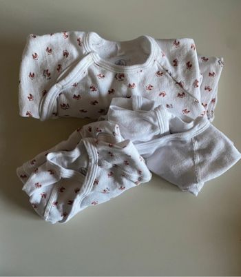 Ensemble pyjama + 2 bodies 3 mois PETIT BATEAU