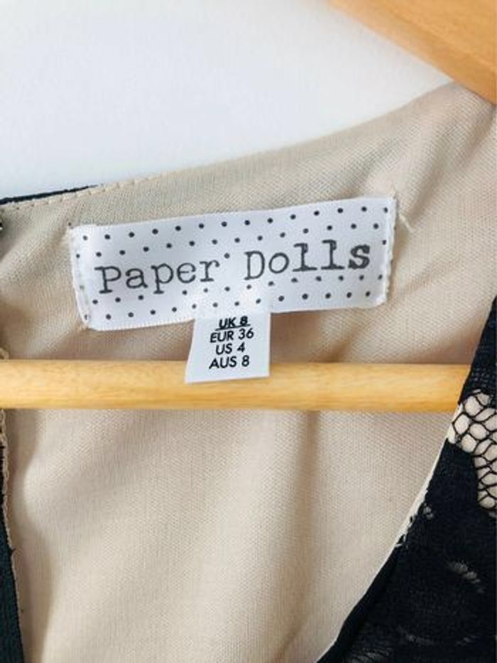 Robe paper dolls taille 36 uk 8 NEUVE - photo numéro 4