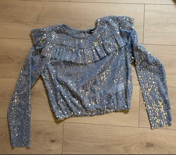 Blouse à paillettes