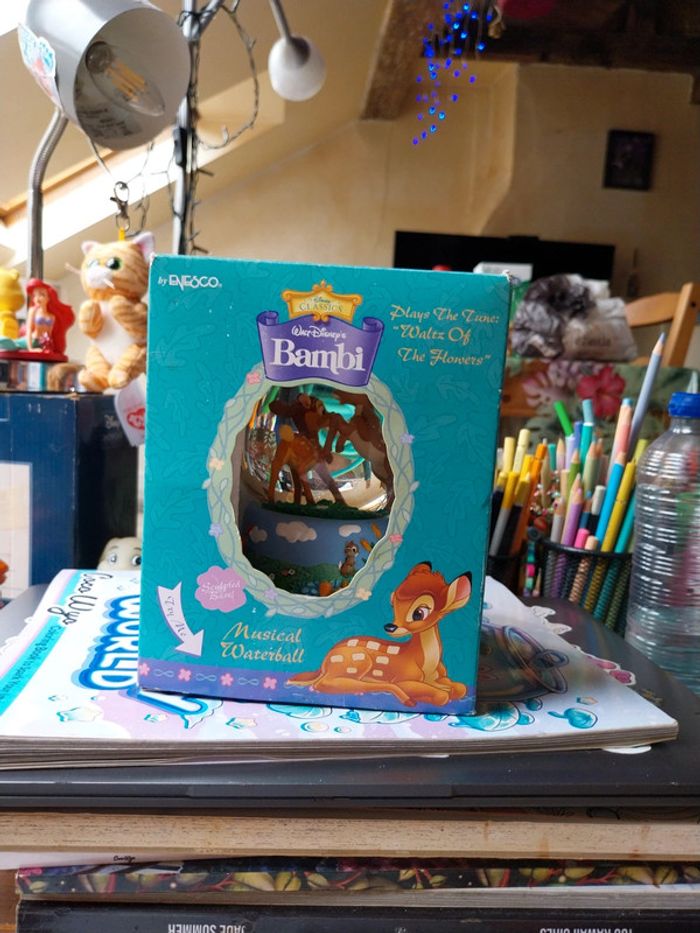 Snowglobe musical Bambi importation usa - photo numéro 4