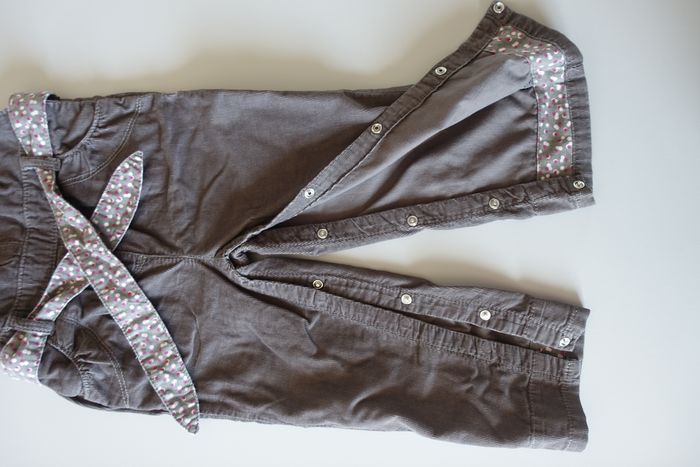 Salopette velours bébé fille 23 mois - photo numéro 4