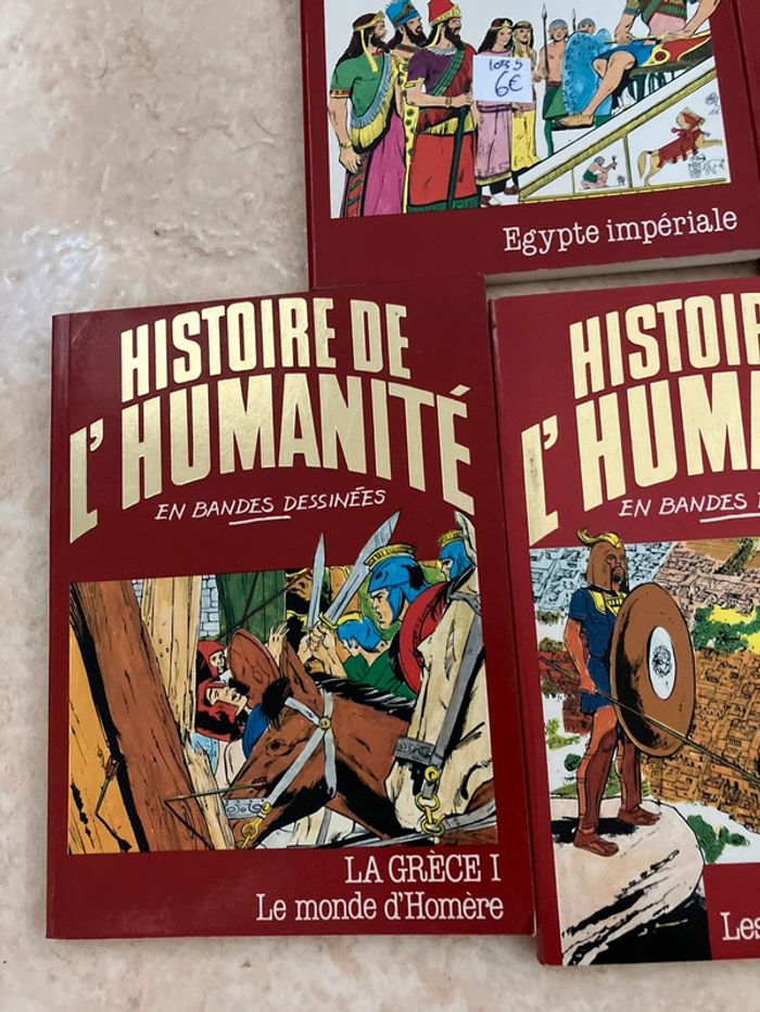 Lot 5 BD "L’Histoire de l’humanité en BD" - photo numéro 2