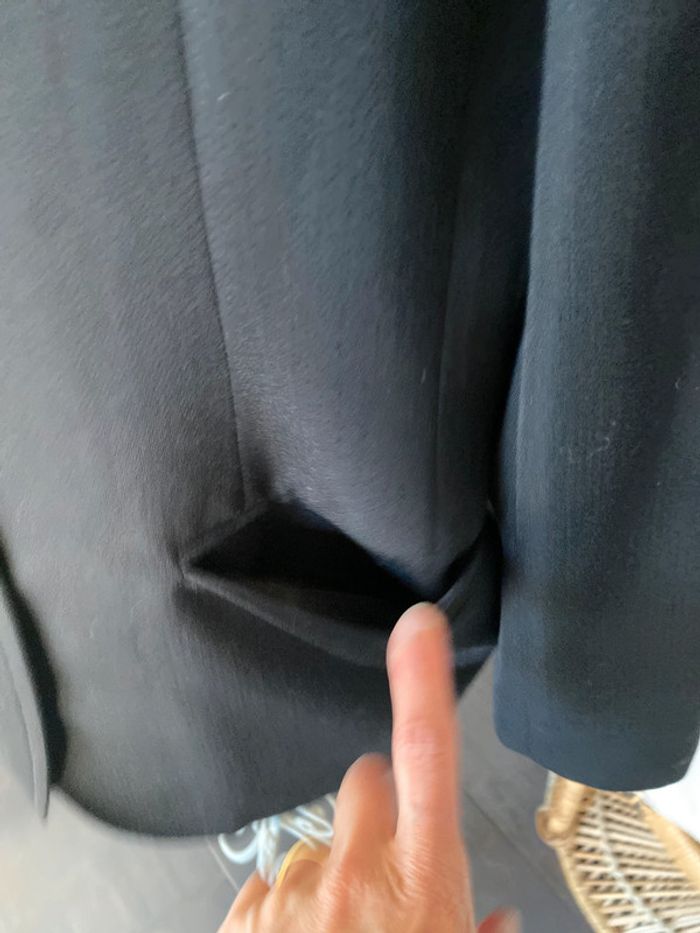 Blazer noir à boutons dorés Fedora taille 38 Made in France - photo numéro 7