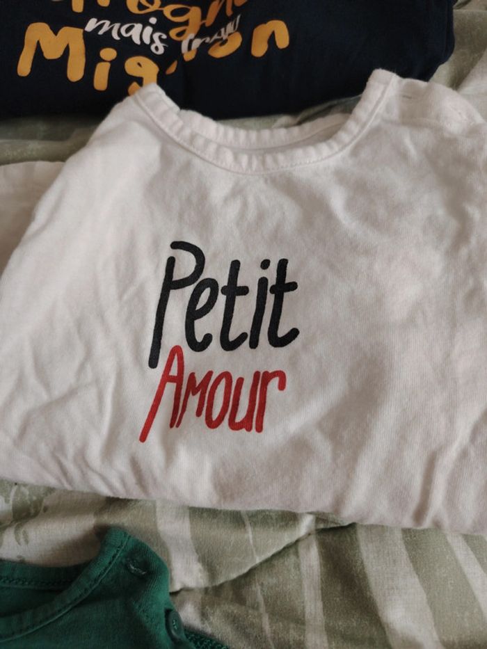 Lot t shirt manche longue 18 mois - photo numéro 3