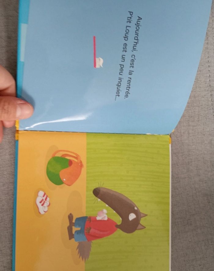 Livre p'tit loup rentre à l'école - photo numéro 4