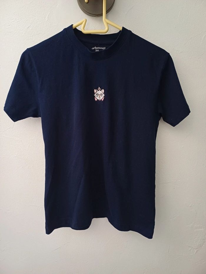 T-shirt broderie aristochat - photo numéro 4