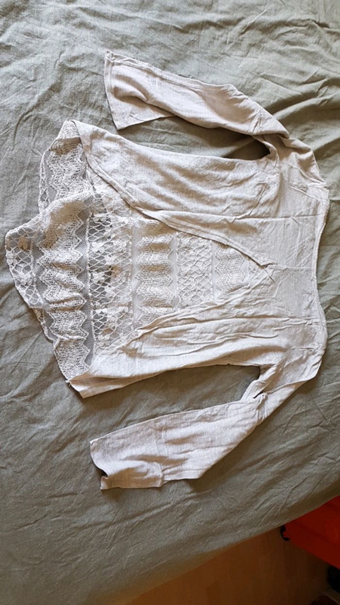 Top beige - photo numéro 4