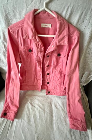 Veste en jean Camaïeu – Rose – Taille S