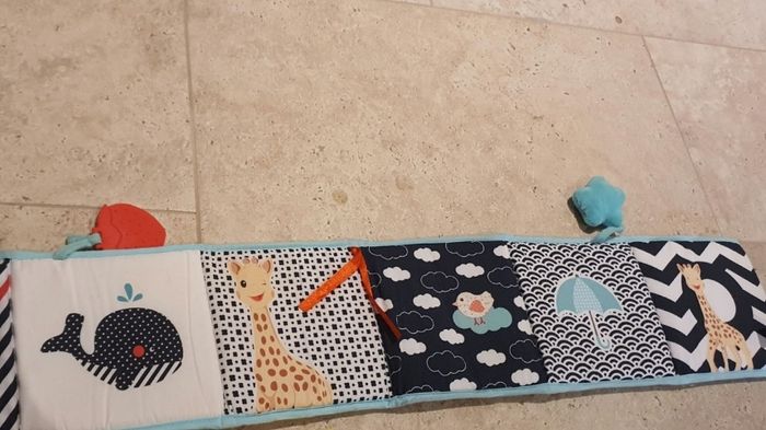 Livre à déplier tissu Sophie la girafe - photo numéro 4