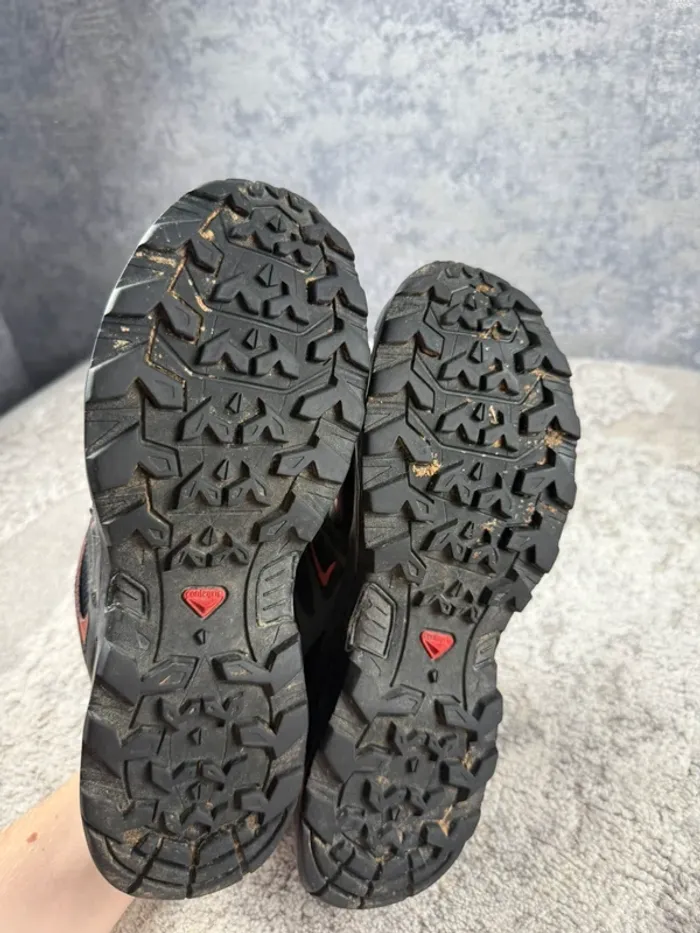 Salomon X Ultra 2 Gore-Tex - Black & Grey & Orange / Corzil - photo numéro 9
