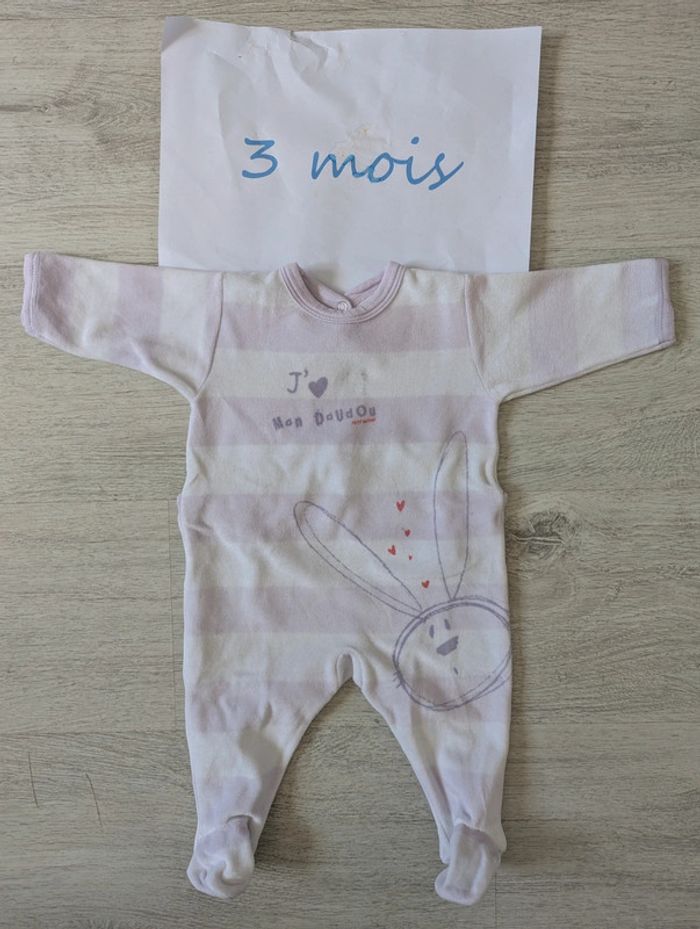 Pyjama velours Petit Bateau
