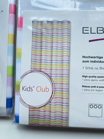 Voilages colorés neufs 140x255cm