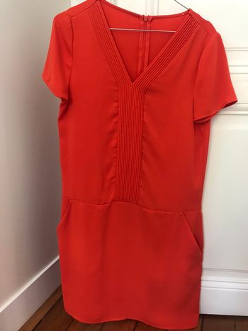 Robe orange taille 34/36