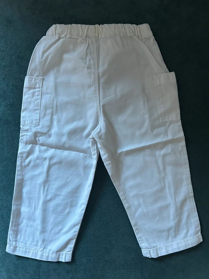 Pantalon blanc petit bateau 24 mois - photo numéro 5