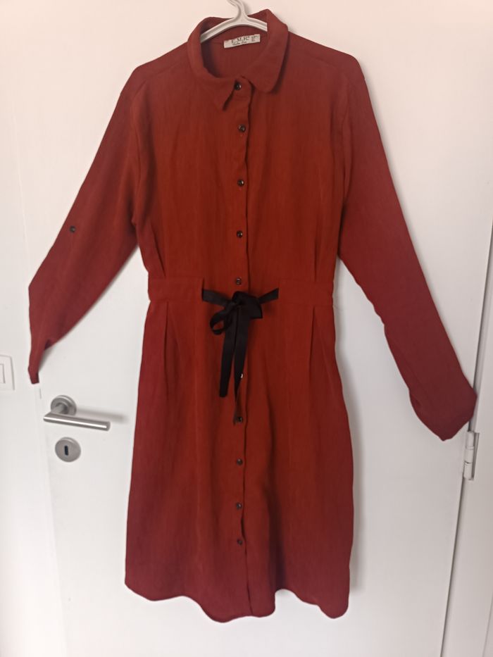 Robe velours côtelé