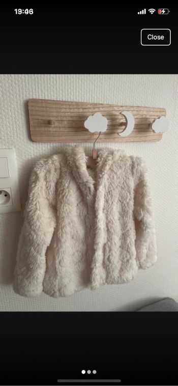 sweat à capuche en peluche pour fille