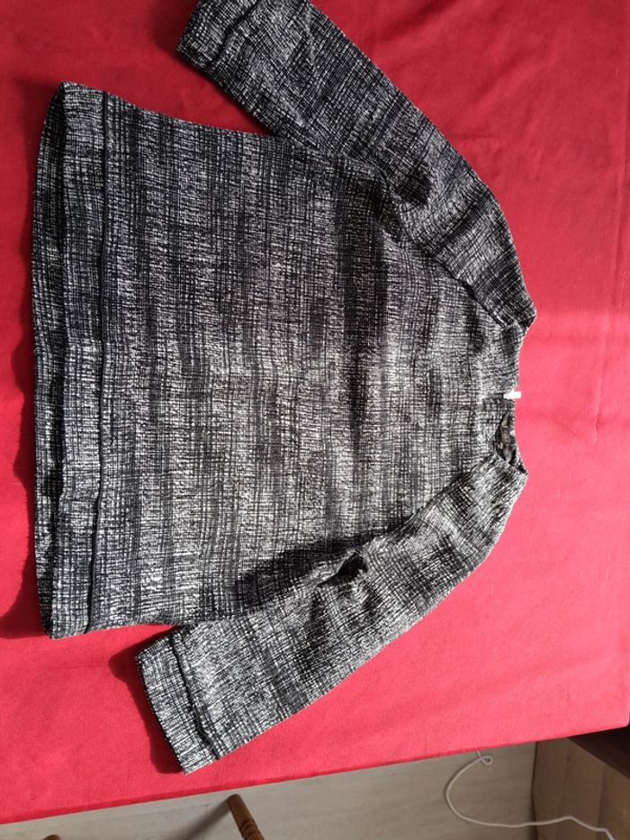 Zara basic haut hiver effet tweed - photo numéro 6