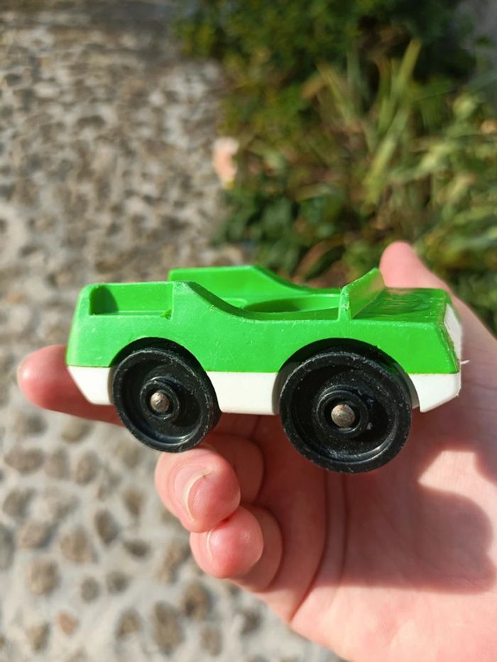Voiture 2 places Fisher Price little people vintage - photo numéro 3