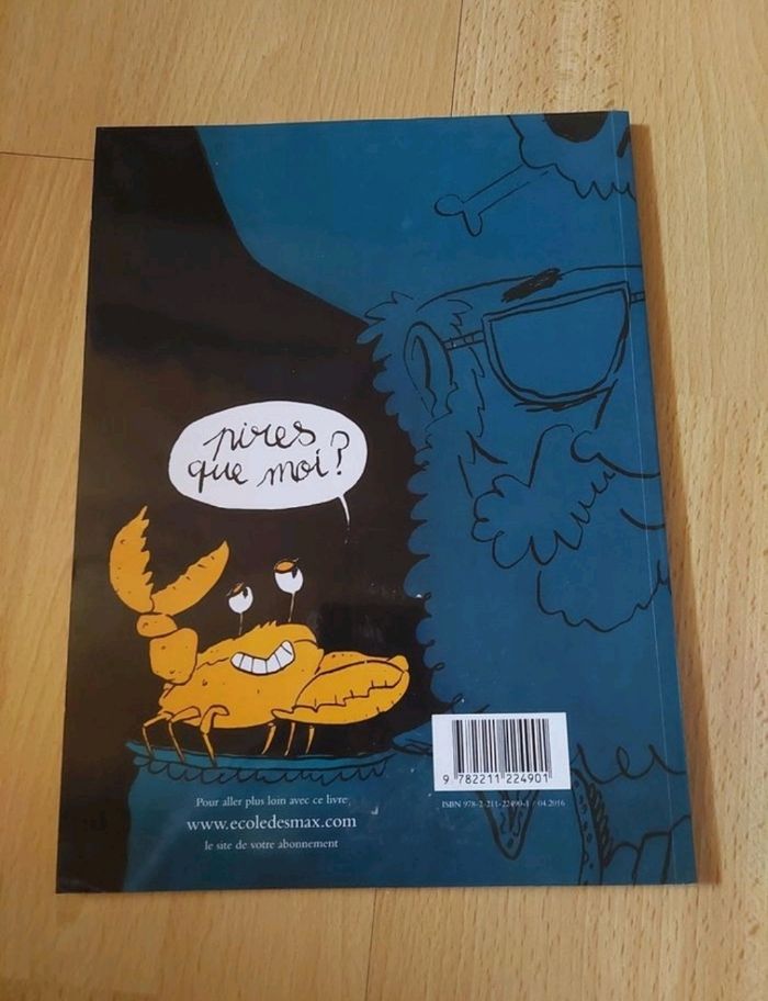 Livre "Les trois pires histoires de pirates " L'école des loisirs BE 🏴☠️ - photo numéro 2