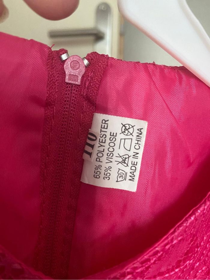 Robe de cérémonie rose froufrous - photo numéro 5