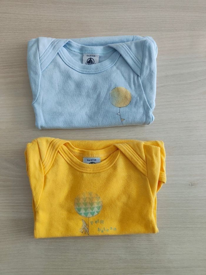 Lot de 2 bodies manches courtes