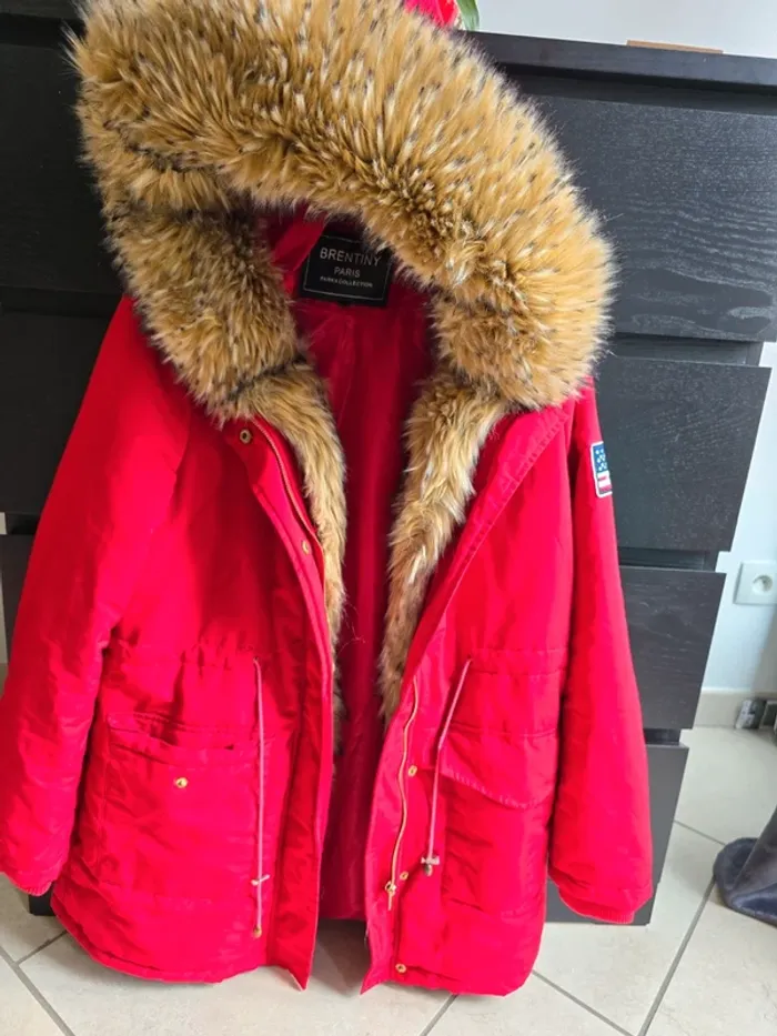 manteau rouge Brentiny - photo numéro 2