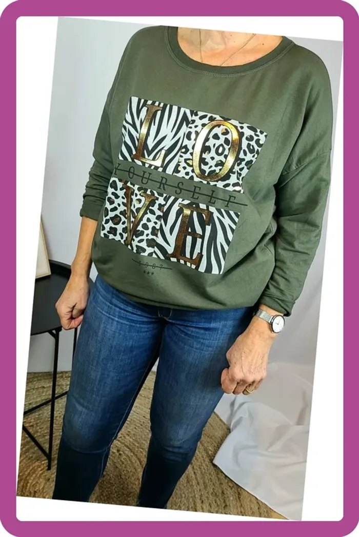 Pull léger Sweat en coton, NEUF avec étiquette