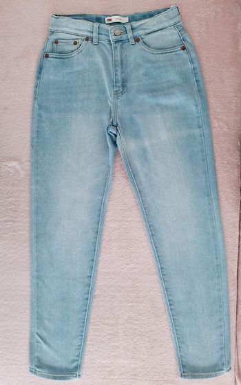 Jean Levi's coupe Mom 10 ans bleu clair