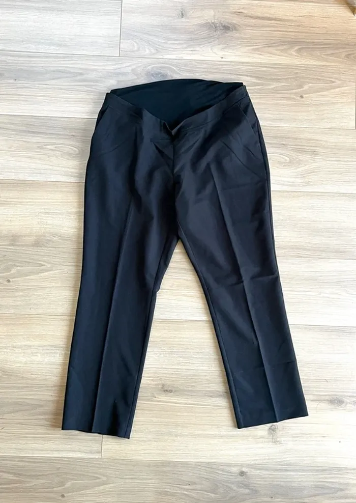 Pantalon de grossesse coupe à pinces - photo numéro 4