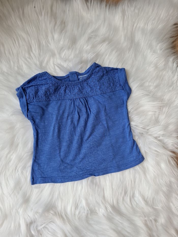 Tee-shirt bleu obaibi